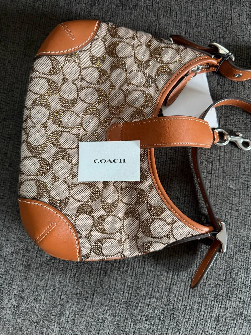 Coach Limited Edition Hampton’s Hobo Crystal Jacquard